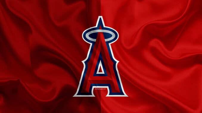 HD-wallpaper-los-angeles-angels-logo-silk-texture-american-baseball-club-green-yellow-flag-emblem-mlb-auckland-california-usa-major-league-baseball